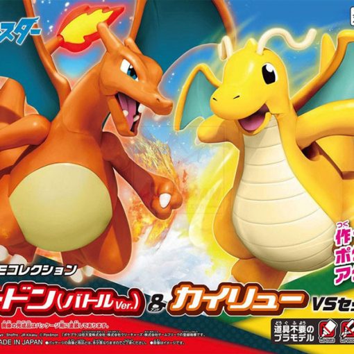 Mô hình lắp ráp Pokemon Charizard Battle Ver & Dragonite Set