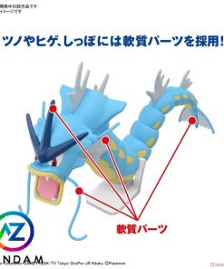 Mô hình lắp ráp Pokemon Plamo Collection 52 Gyarados - Ảnh 5
