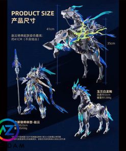 Mô hình lắp ráp MNP-XH05 Triệu Vân Zhao Yun - Ảnh 8