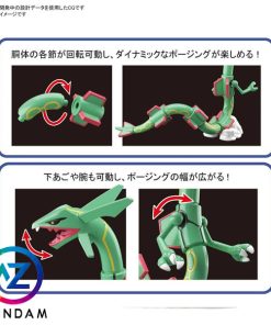 Pokemon PLAMO Collection 46 Select Series - Rayquaza - Ảnh 5
